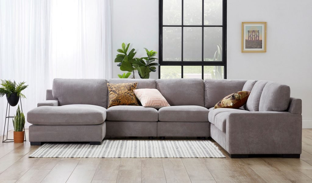 L-Shaped Sofa Set