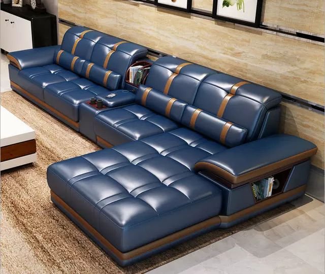 l shape leather sofa